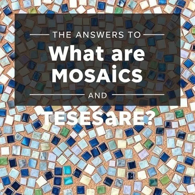 ¿Qué son mosaicos y teselas?