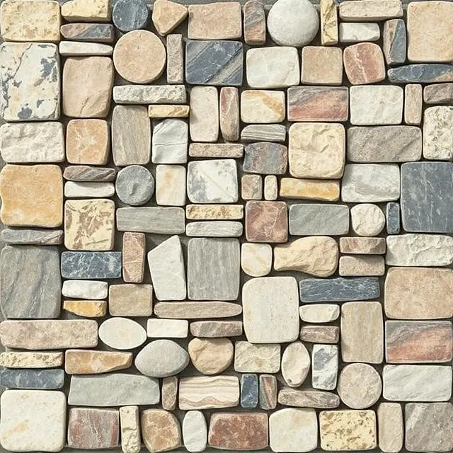 mosaico de piedra natural